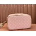 Gucci Ophidia Medium Travel Bag in Dusty Pink GG Supreme Canvas