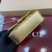 Gucci GG Marmont Super Mini Bag in Gold Metallic Leather