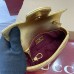 Gucci GG Marmont Super Mini Bag in Gold Metallic Leather