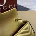Gucci GG Marmont Super Mini Bag in Gold Metallic Leather