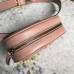 Gucci GG Marmont Belt Bag In Dusty Pink Matelasse Leather
