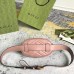 Gucci GG Marmont Belt Bag In Dusty Pink Matelasse Leather