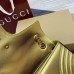 Gucci GG Marmont Small Shoulder Bag in Metallic Gold Leather
