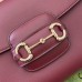 Gucci Horsebit 1955 Soft Small Shoulder Bag in Red Calfskin