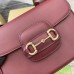 Gucci Horsebit 1955 Soft Mini Shoulder Bag in Red Calfskin