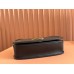Gucci Blondie Small Shoulder Bag with Enamel G in Black Leather