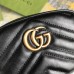 Gucci GG Marmont Belt Bag In Black Matelasse Leather