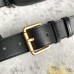 Gucci GG Marmont Belt Bag In Black Matelasse Leather