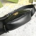 Gucci GG Marmont Belt Bag In Black Matelasse Leather