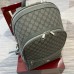 Gucci Ophidia Medium Backpack in Grey GG Supreme Canvas