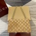 Gucci Dionysus Small Shoulder Bag in Brown GG Suede Leather