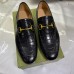Gucci Mens Jordaan Loafers in Black Crocodile Embosses Leather