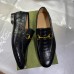 Gucci Mens Jordaan Loafers in Black Crocodile Embosses Leather