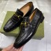 Gucci Mens Jordaan Loafers in Black Crocodile Embosses Leather