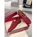 Gucci Womens Jordaan Loafers in Red GG canvas