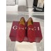 Gucci Womens Jordaan Loafers in Red GG canvas