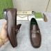 Gucci Mens Horsebit 1953 Loafers in Dark Brown Calfskin