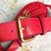 Gucci GG Marmont Belt Bag In Red Matelasse Leather Gucci GG Marmont Belt Bag In Red Matelasse Leather