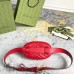 Gucci GG Marmont Belt Bag In Red Matelasse Leather Gucci GG Marmont Belt Bag In Red Matelasse Leather