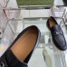 Gucci Mens Loafers with Horsebit in Black Leather