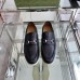 Gucci Mens Loafers with Horsebit in Black Leather