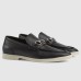 Gucci Mens Loafers with Horsebit in Black Leather