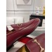 Gucci Womens Jordaan Loafers in Bordeaux Calfskin