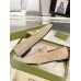 Gucci Womens Jordaan Loafers in Beige Suede Calfskin