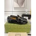 Gucci Womens Jordaan Loafers in Black Patent Calfskin