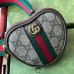Gucci Ophidia GG Heart Utility Belt Bag In Beige GG Supreme Canvas