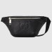 Gucci Belt Bag In Black Jumbo GG Leather