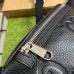 Gucci Belt Bag In Black Jumbo GG Leather