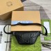 Gucci Belt Bag In Black Jumbo GG Leather
