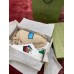 Gucci Womens White Ace Sneakers with Disney Donald Duck
