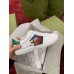 Gucci Womens White Ace Sneakers with Disney Donald Duck