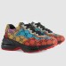 Gucci Womens Rhyton Sneakers In Multicolor GG Canvas
