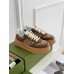 Gucci Womens Sneakers in Beige GG Canvas and Leather