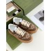 Gucci Womens Sneakers in Beige GG Canvas and Leather