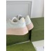 Gucci Womens Sneakers In White GG Embossed Calfskin