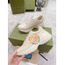 Gucci Womens Rhyton Sneakers with Heart Print