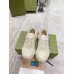 Gucci Womens Rhyton Sneakers with Heart Print