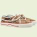 Gucci Womens Tennis 1977 Velcro Sneakers in Jumbo GG Canvas