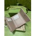 Gucci GG Marmont Trifold Wallet In Dusty Pink Matelasse Leather