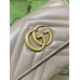 Gucci GG Marmont Trifold Wallet In Dusty Pink Matelasse Leather