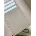 Gucci GG Marmont Trifold Wallet In Dusty Pink Matelasse Leather