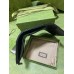 Gucci GG Marmont Trifold Wallet In Black Matelasse Leather