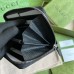 Gucci GG Marmont Zip Around Wallet In Black Calfskin