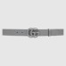 Gucci GG Marmont Grey Belt 30MM with Grey Double G Buckle