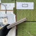 Gucci GG Marmont Zip Around Wallet In Grey Calfskin
