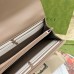 Gucci GG Marmont Continental Wallet In Dusty Pink Matelasse Leather